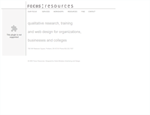 Tablet Screenshot of focusresources.com